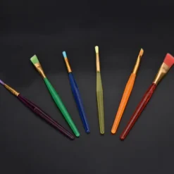 6 stk. lille fondant kage farvelægning pen dekoration børste farvelægning sukker håndværk bageværktøj Outlet