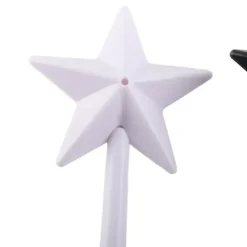 Salt- & Peberstrøere>3 stk Magical Salt Peber Shakers Stjerneformet tryllestav Salt Peber Shakers Magic Stick Genopfyldelige krydderier Krydderier Dispenser Pink Sort Hvi | CDON