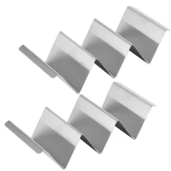 2 stk. opbevaringsstativ til taco-pandekager i rustfrit stål til restaurant, hotel, hjemmekøkken, type 2 Hot