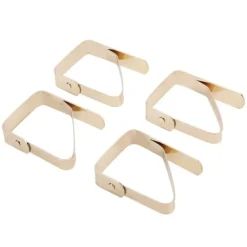 4 stk. rustfri stål dugbetrækklemmer skridsikre dugholderklemmer 5*4 cm Online