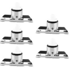 5 stk. rustfrit stål champagneprop vin drikkeflaskepropforsegler til brug i hjemmebarer Clearance