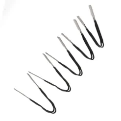 Køkkentænger>5 stk. Rustfrit stål køkkentang Non Stick Madlavning Grillning Madtang Anti-Slip Grip Mini Tang 15cm / 5.9in