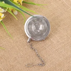 2 stk. rustfrit stålsi genanvendelig teboldsi køkkentilbehør Online