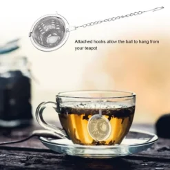 2 stk. rustfrit stålsi genanvendelig teboldsi køkkentilbehør Online