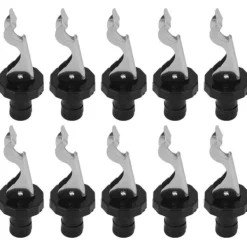 10 stk. silikone presse vinflaskepropper lækagesikre vakuumforseglede prop bar køkkenredskaber Discount