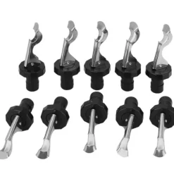 10 stk. silikone presse vinflaskepropper lækagesikre vakuumforseglede prop bar køkkenredskaber Discount