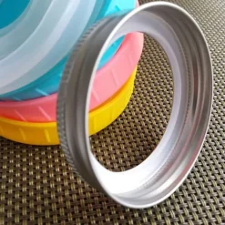 10 stk. silikonepakninger, udskiftning, lufttætte silikonepakningsringe til almindelig mundglas New