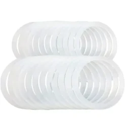 10 stk. silikonepakninger, udskiftning, lufttætte silikonepakningsringe til almindelig mundglas New