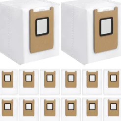 14 stk. støvposer sæt kompatibelt med Eufy RoboVac E28 Omni/E25 Omni robotstøvsuger, effektiv støvopsamling Sale