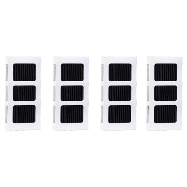 4 stk udskiftning af køleskabsluftfilter aktivt kul Meget effektivt luftrensende filterelement til Paultra2 Discount