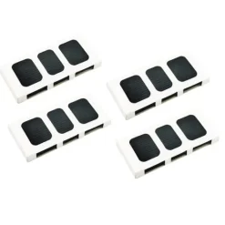 4 stk udskiftning af køleskabsluftfilter aktivt kul Meget effektivt luftrensende filterelement til Paultra2 Discount