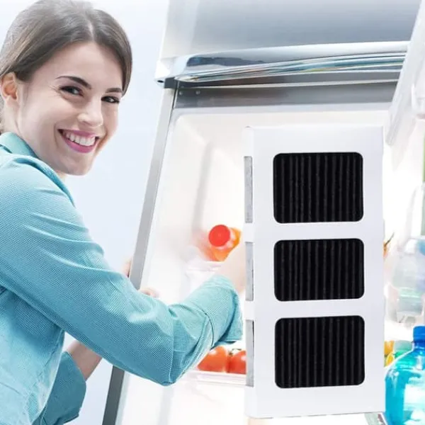 4 stk udskiftning af køleskabsluftfilter aktivt kul Meget effektivt luftrensende filterelement til Paultra2 Discount