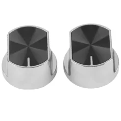 2 stk. universal gaskomfur komfur del kontrolknapper udskiftning zinklegering drejeknap Hot