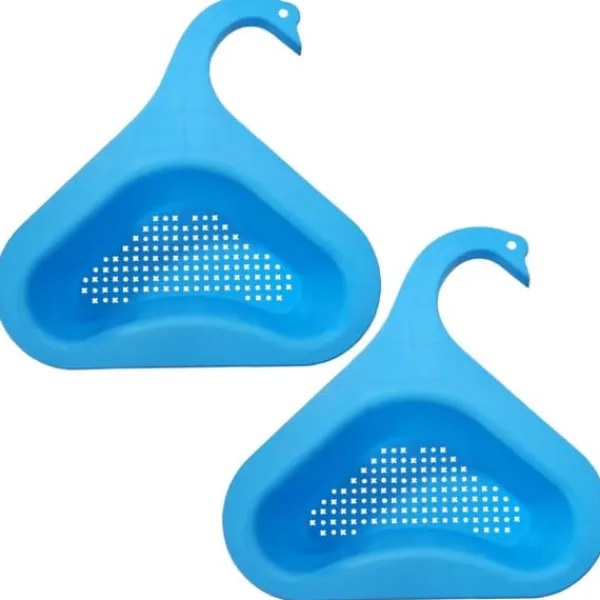 2 stk vask Svaneafløbskurv Vegetabilsk frugtvask Køkken New