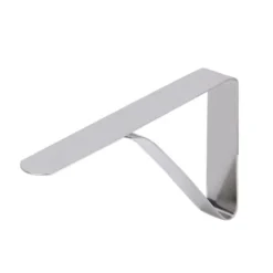 4 stk. vindtætte dugklemmer i rustfrit stål til borddækning Online