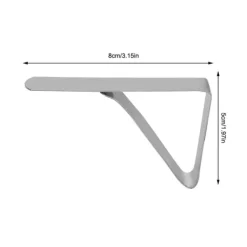 4 stk. vindtætte dugklemmer i rustfrit stål til borddækning Online