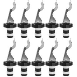 Flaskepropper>10 stk. vinflaskeprop champagneprop genanvendelig vin vakuumprop værktøj bar køkkentilbehør