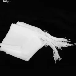 100 stk. 7x9 cm engangs sikre tebreve teblade filtersi infuserpose tilbehør Clearance