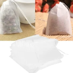 100 stk. 7x9 cm engangs sikre tebreve teblade filtersi infuserpose tilbehør Clearance