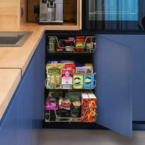 2 Udtrækkelige Trådkurve - 60 cm (B) | Køkkenkasser, Opbevaring Best