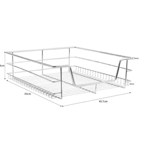 2 Udtrækkelige Trådkurve - 60 cm (B) | Køkkenkasser, Opbevaring Best
