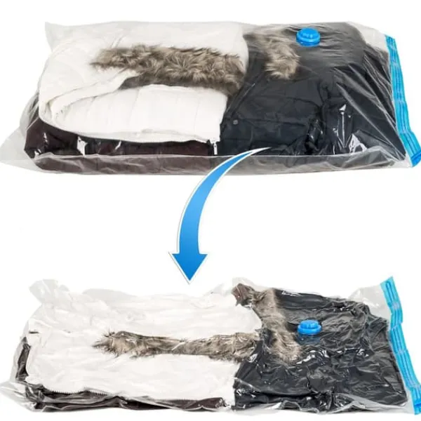 Opbevaringsposer Til Hjemmet>40 vakuumposer, forskellige størrelser - gennemsigtig