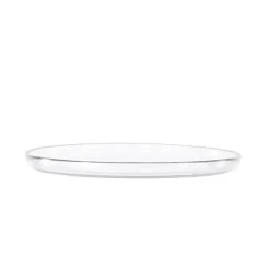 2 x Shine tallerken glas klar. Best