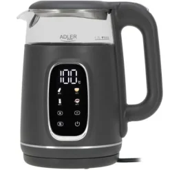 Adler AD 1305 grå glas elkedel Best