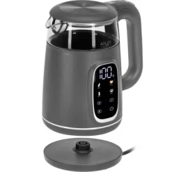 Adler AD 1305 grå glas elkedel Best