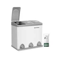 Affaldsbeholder med 3 rum Online