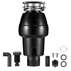 Affaldskværne>Affaldsbortskaffelse 3/4 HK, kontinuerlig madaffaldshåndtering, 3600 RPM, 3-bolts installation, effektiv og holdbar.