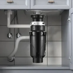 Affaldsbortskaffelse 1/2 HK, Kontinuerlig madaffaldsafvisning, 3820 RPM, EZ Connect, effektiv og nem installation. Discount