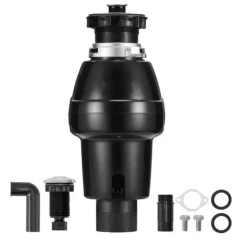Affaldsbortskaffelse 3/4 HP, Kontinuerlig madaffaldsdispenser, 3930 RPM, EZ Connect, kraftfuld, effektiv og nem installation Discount