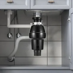 Affaldsbortskaffelse 3/4 HP, Kontinuerlig madaffaldsdispenser, 3930 RPM, EZ Connect, kraftfuld, effektiv og nem installation Discount