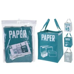 Affaldssorteringsspande>Affaldsposer Paper-Plastic-Metal Pakke med 3 stk