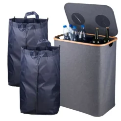 Affaldssorteringsspande>Affaldssorteringsbeholder, 68,5x57x37 cm, 80x57x37 cm