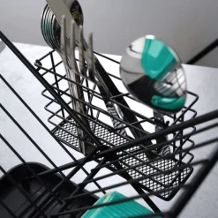 Afløbsskål til tallerkener, bestik, tallerkener, to niveauer, to-lags, stående Online