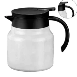 Aftagelig isoleret te- og kaffekande 1000ml - Hvid Online