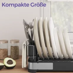 Aftapningsstativ – Kompakt og robust – Rustfrit stål – Sølvsort Sale