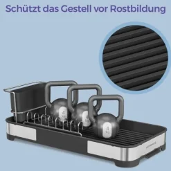 Aftapningsstativ – Kompakt og robust – Rustfrit stål – Sølvsort Sale