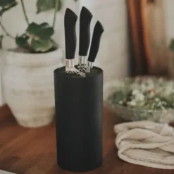 Dorre Køkkenknive>Akira Knife set Black Handle 3 parts -