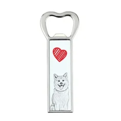 Akita, Akita Inu - flaskeåbner med en hund, personlig køleskabsåbner, unik gave til en mand fra Art-Dog