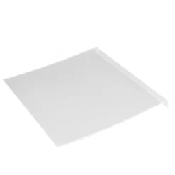Skærebrætter>Akryl skærebræt Skridsikret letvægts klart skærebræt med læbe til køkkenbord 45x40cm/17,7x15,7in