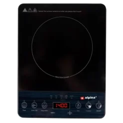 Alpina 1-brænder induktionskogeplade 2000W sort Best