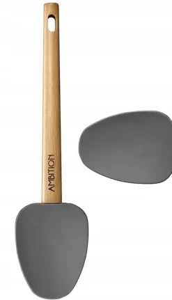 Ambition Silikone spatel med træhåndtag 28 cm