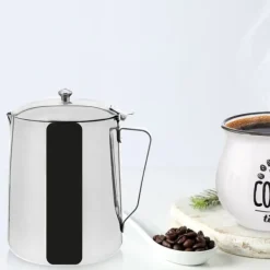 Kaffe- & Tekander>ANETT 700 ml stålkande med låg