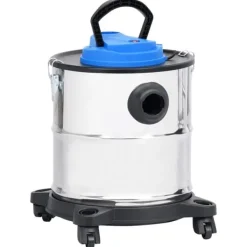 Askestøvsuger med HEPA-filter 1200 W og 20 l beholdere | Farve: Rustfrit stål