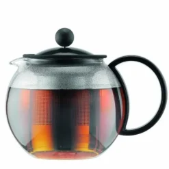 Bodum Kaffe- & Tekander>Assam - Theiere a kolv , plastskydd, rostfritt stålfilter, 0,5 l