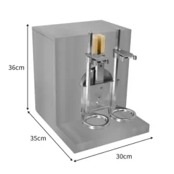 Automatisk Boba Cup Sealer 500W & Bubble Tea Shaker GRATIS filmæske 500-650 kopper i timen Plastpapir 90/95 mm Diameter rustfrit stål Sale