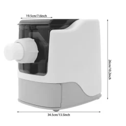 Automatisk Nudel- og Pastamaskine - Bordmodel - 14 Forme - 5 Min Hurtig Æltning - 260 W 220 V - Fuld Kobbermotor - 304 Rustfrit Stål - Sort Best